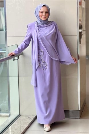 Senna Peony Abiye Elbise