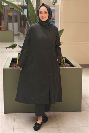 Ghisa Dik Yaka Asimetrik Çapraz Çıtçıtlı Kap