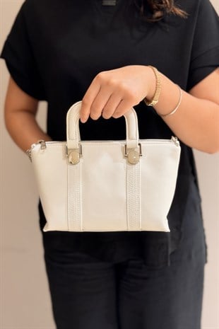 Mahal Bags Zincir Aksesuarlı El Tutmalı Çapraz Askılı Çanta