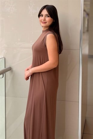 Ghisa Ribanalı Kolsuz Elbise