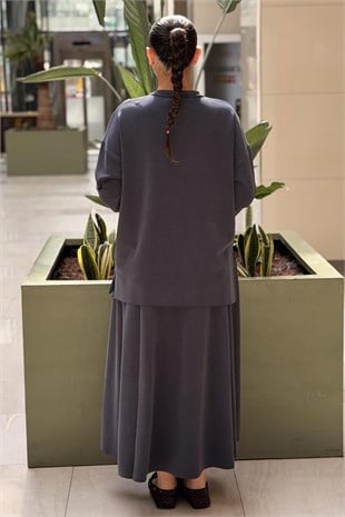 Ceremony Taş Detaylı Kolş Etekli Bora Takım