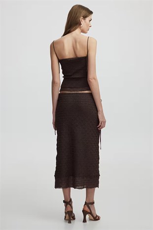 İpekyol Lurex İplikli Triko Etek