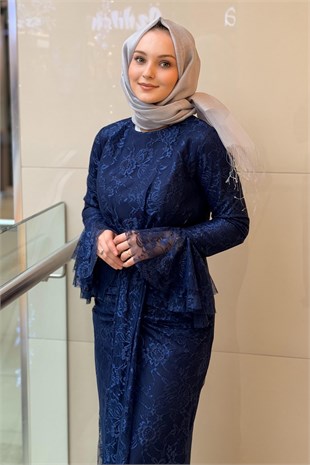 Fashion Night Lez Dantel Abiye Elbise