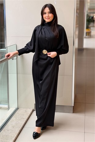 Missemramiss Midnight Silk Elbise