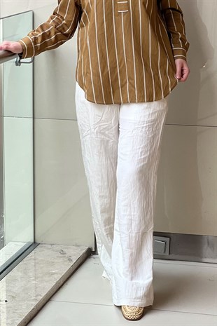 İpekyol Dokulu Wide Leg Fit Pantolon