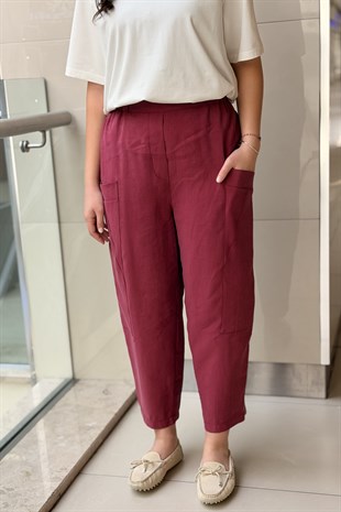 Sentez Kanguru Kanvas Pantalon