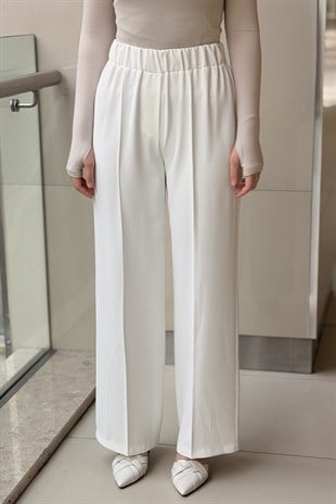 Sentez Colmar Beli Lastikli Geniş Paça Pantolon