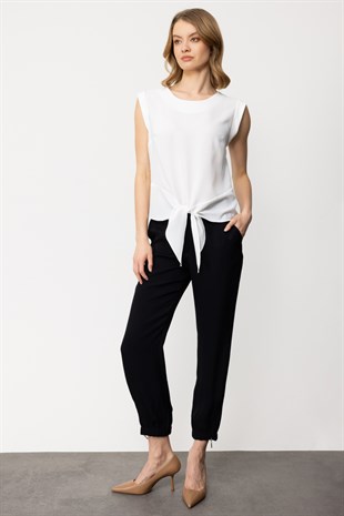 On Fashion Asimetrik Kolsuz Bluz