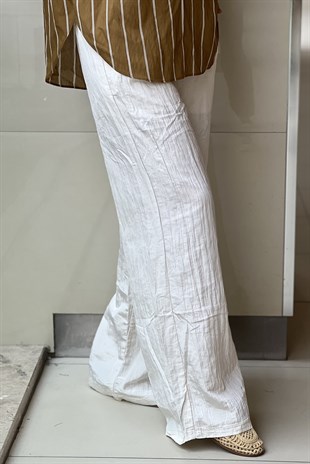 İpekyol Dokulu Wide Leg Fit Pantolon