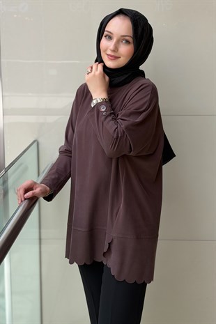 Tığ Triko Oversize Tunik