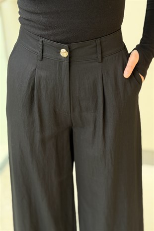 Sentez Abelia Kısa Geniş Paça Pantolon