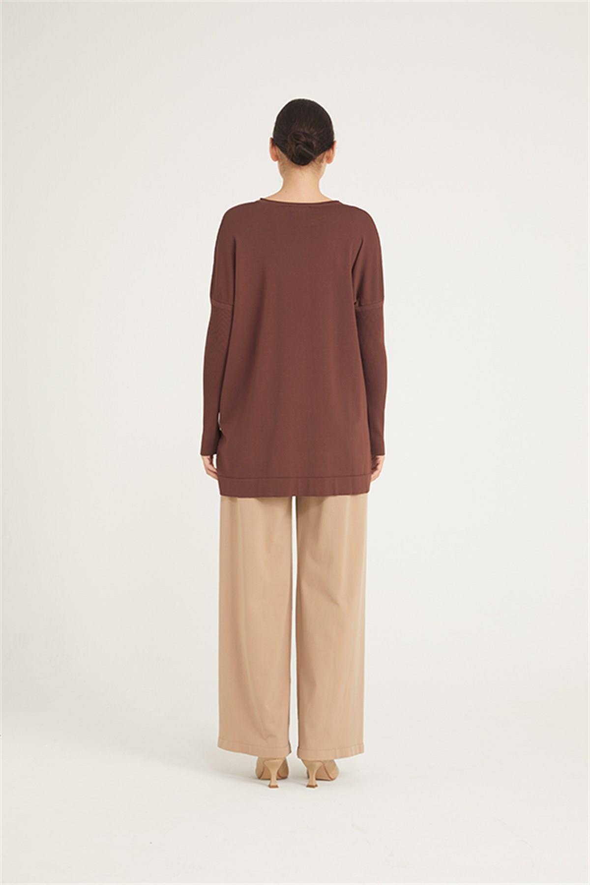Nuss 116 Sıkma Kol Merserize Tunik · 2