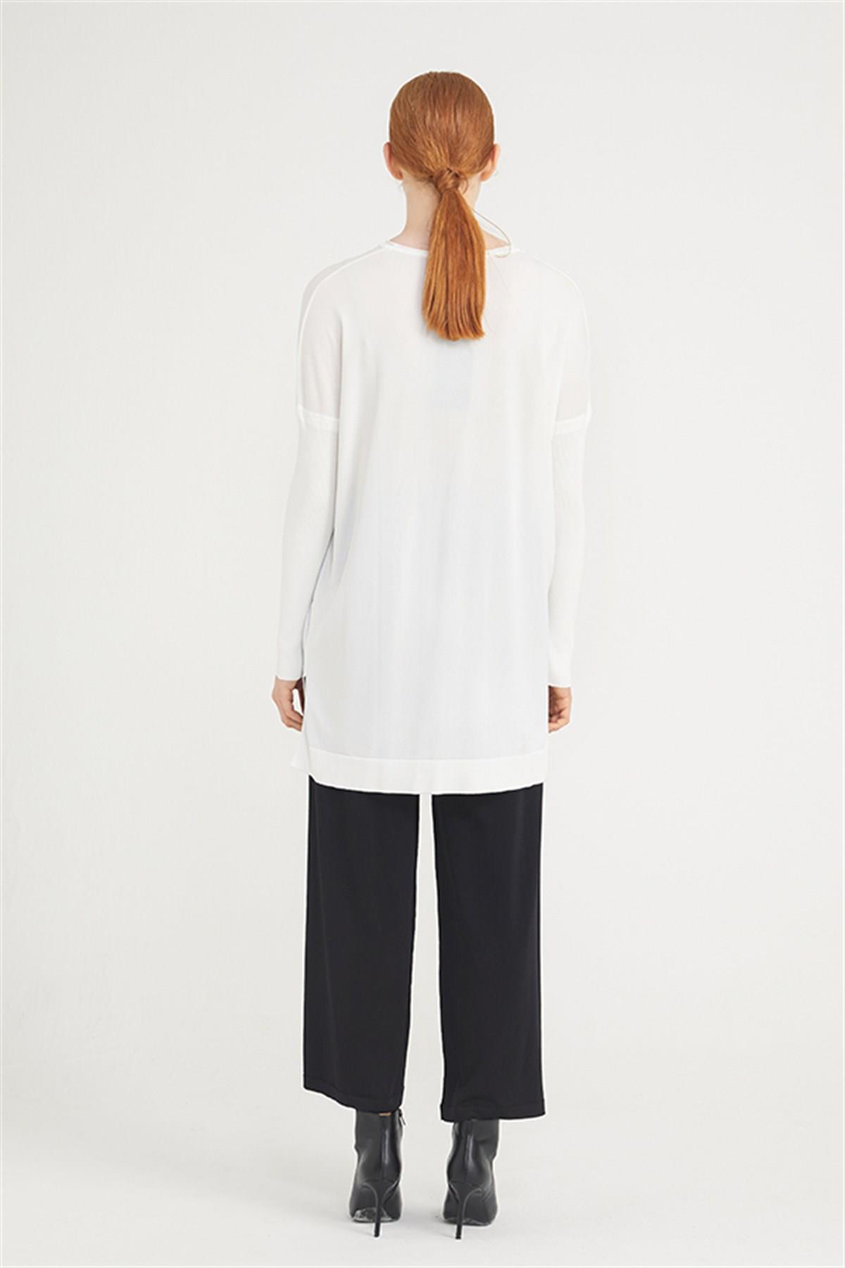 Nuss 116 Sıkma Kol Merserize Tunik · 2