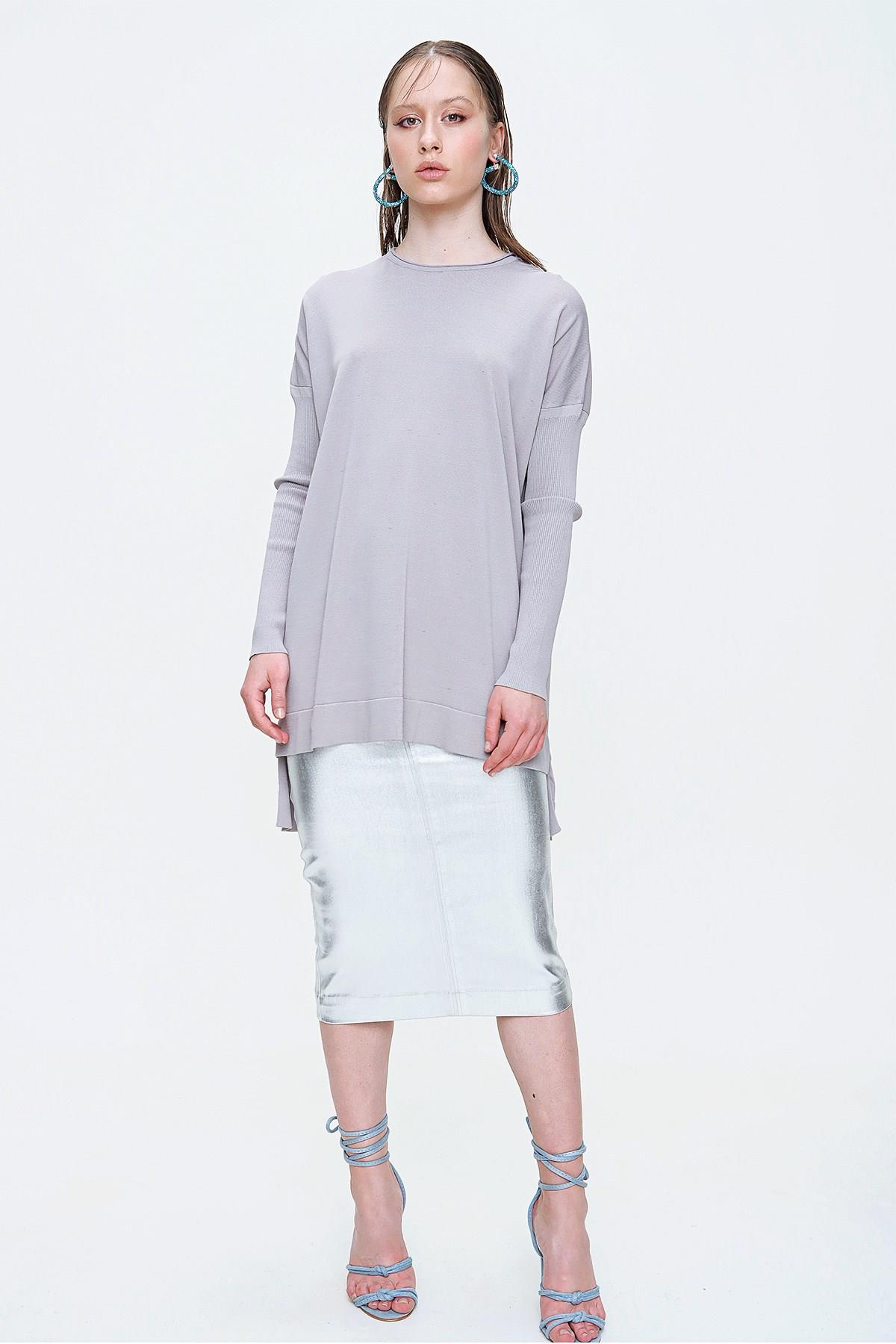 Nuss 116 Sıkma Kol Merserize Tunik · 2