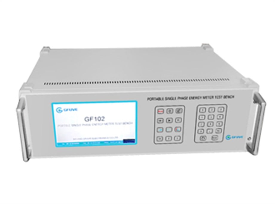 GFUVE GF102 PORTABLE SINGLE PHASE ENERGY METER TEST BENCH  GF102 PORTATİF TEK FAZLI ENERJİ ÖLÇER TEST SEHPASI