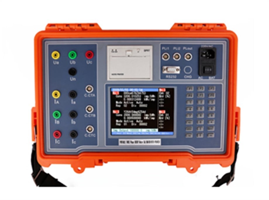 GFUVE GF312B PORTABLE THREE PHASE ELECTRIC METER CALIBRATION EQUIPMENT WITH PRINTER  GF312B YAZICILI TAŞINABİLİR ÜÇ FAZLI ELEKTRİK SAYACI KALİBRASYON CİHAZI 