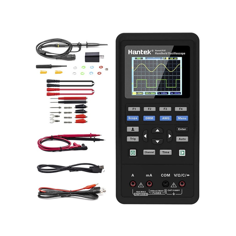 Hantek 2C42-3in1/ Dijital Osiloskop Multimetre - 250MSa/s 40MHz