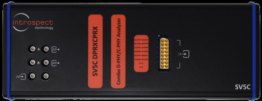 Introspect Technology SV5C-DPRXCPRX High-Performance Combo MIPI D-PHY and C-PHY Analyzer SV5C-DPRXCPRX Yüksek Performanslı Combo MIPI D-PHY ve C-PHY Analizörü
