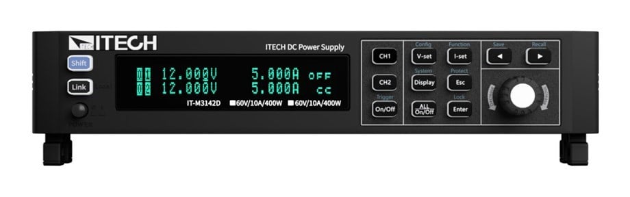 ITECH IT-M3132D 2 x 60V/10A/200W 2 kanal güç kaynağı 