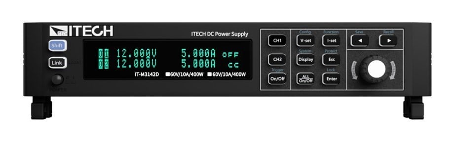 ITECH IT-M3141D 2 x 30V/15A/400W 2 kanal güç kaynağı 