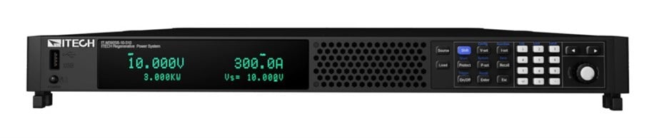 ITECH IT-M3902B-300-20  300V/±20A/±2kW, Tek Faz Rejeneratif Güç Sistemi