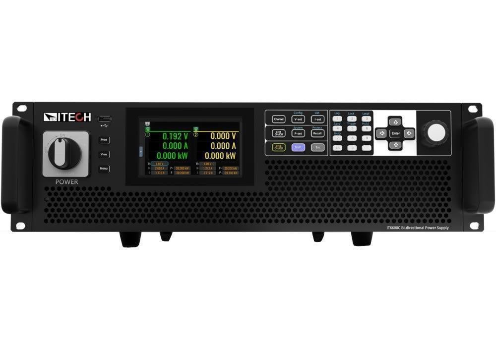 ITECH IT66252D-2250-600 252 KW, 2250 V 600 A Çift Çıkışlı  Programlanabilir DC Güç kaynağı