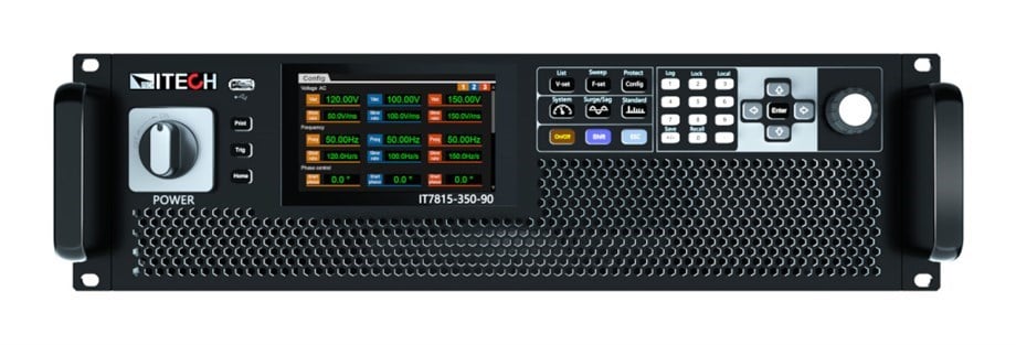 ITECH IT7805-350-30U  350V L-N, 30 A, 5kVA, Tek Faz Yüksek güçlü programlanabilir AC/DC güç kaynağı