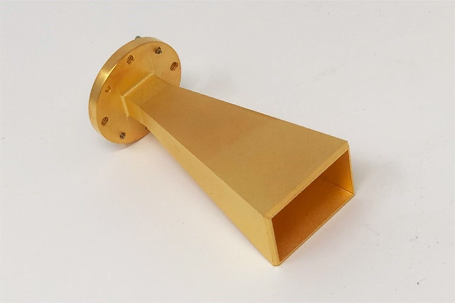 Mı-Wave WR-22 Standard Gain Horn Antennas | 20 dBi Gain WR-22 Standart Kazançlı Horn Antenler | 20 dBi Kazanç