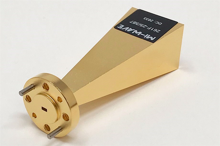 Mı-Wave WR-8 Standard Gain Horn Antennas | 25 dBi Gain WR-8 Standart Kazançlı Boynuz Antenler | 25 dBi Kazanç