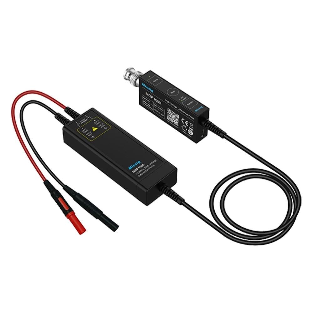 Micsig DP1501 Yüksek voltaj diferansiyel probu 150 V (50X), 1500 V (500X), 150 MHz Micsig DP1501 High voltage differential probe 150 V (50X), 1500 V (500X), 150 MHz