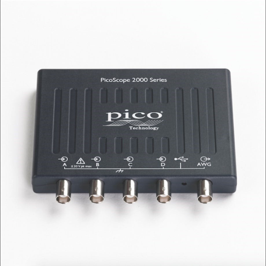 PicoScope 2405A PC Osiloskop 4 kanallı FG/AWG, 25MHz, Problar içerir