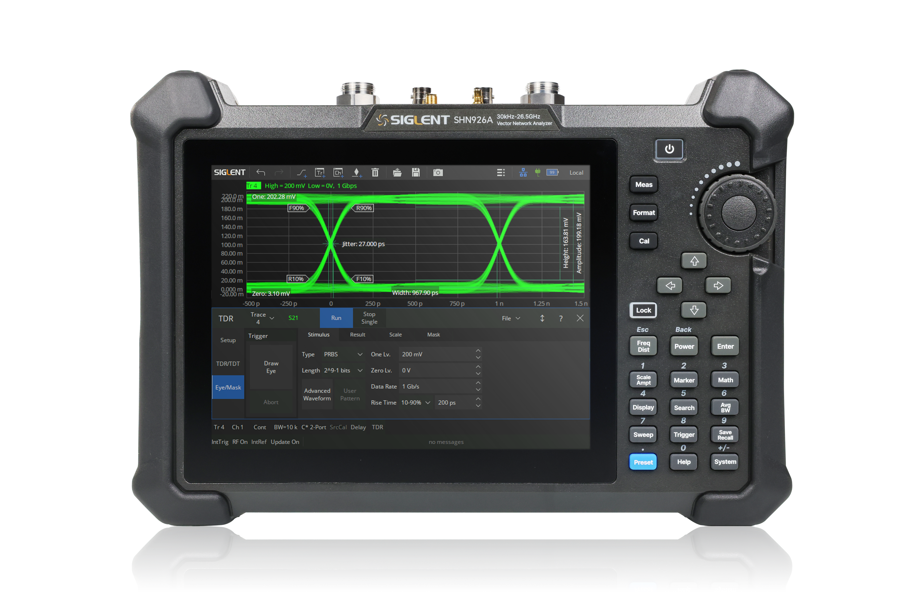 SHN926A 30kHz-26,5 GHz El Tipi Taşınabilir Vektör Network Analizör