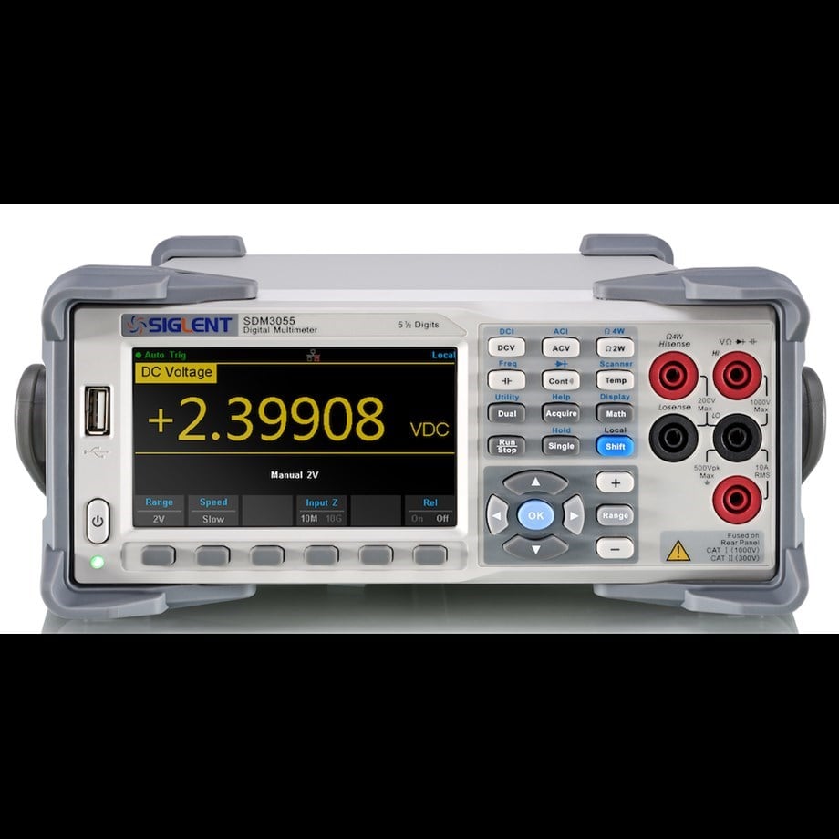 Siglent SDM3055-SC 5 1/2 basamaklı tezgah üstü dijital multimetre Tarayıcı Kartlı True RMS (SC1016)