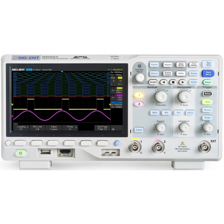 Siglent SDS2352X-E Osiloskoplar 350MHz 2 kanal