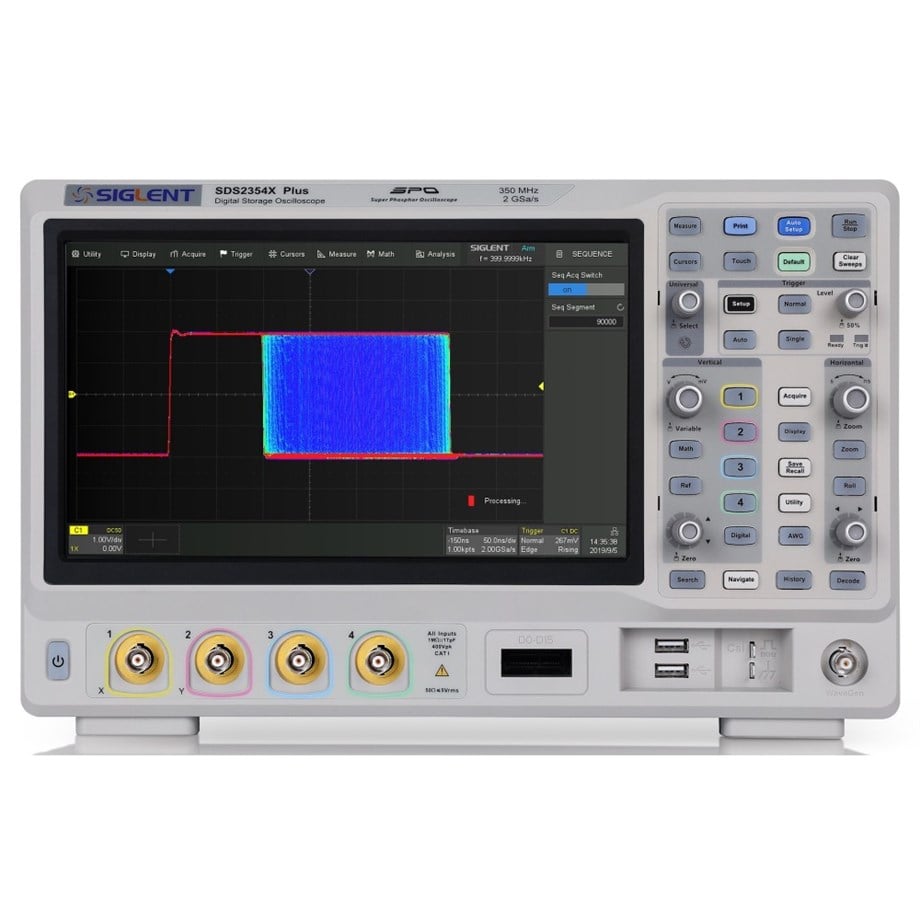 SIGLENT SDS2354X Plus 350MHz 4 kanallı dijital osiloskop