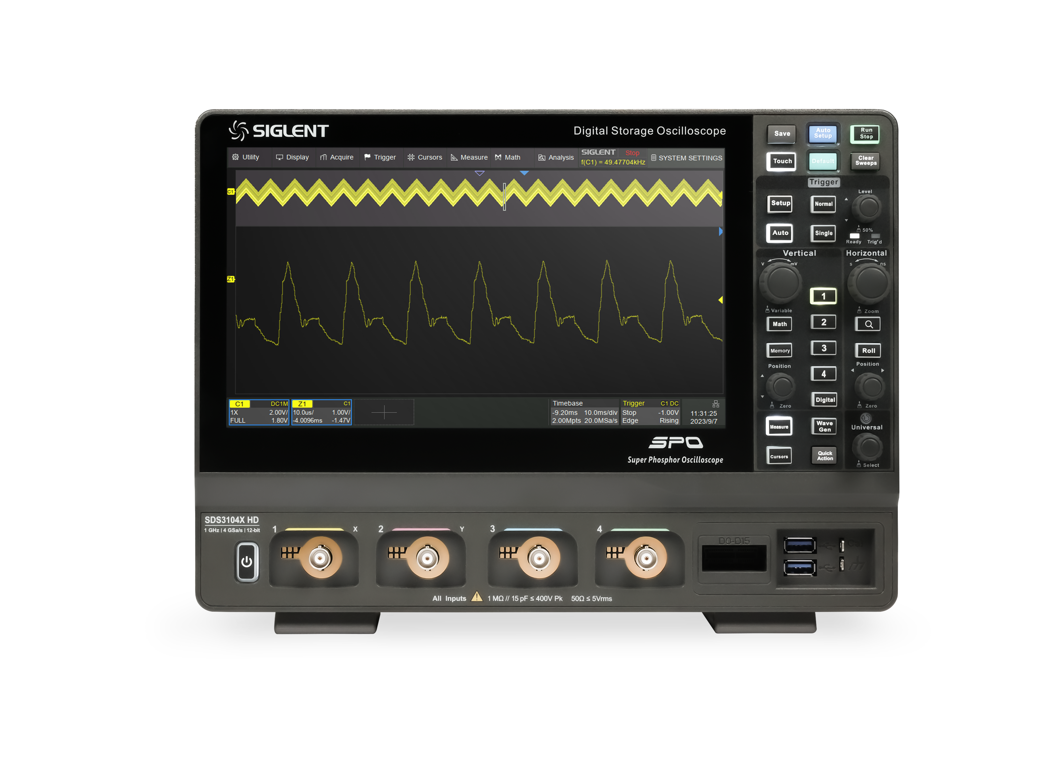 Siglent SDS3054X HD 500MHz 4 Kanallı 4 GSa/s Osiloskop