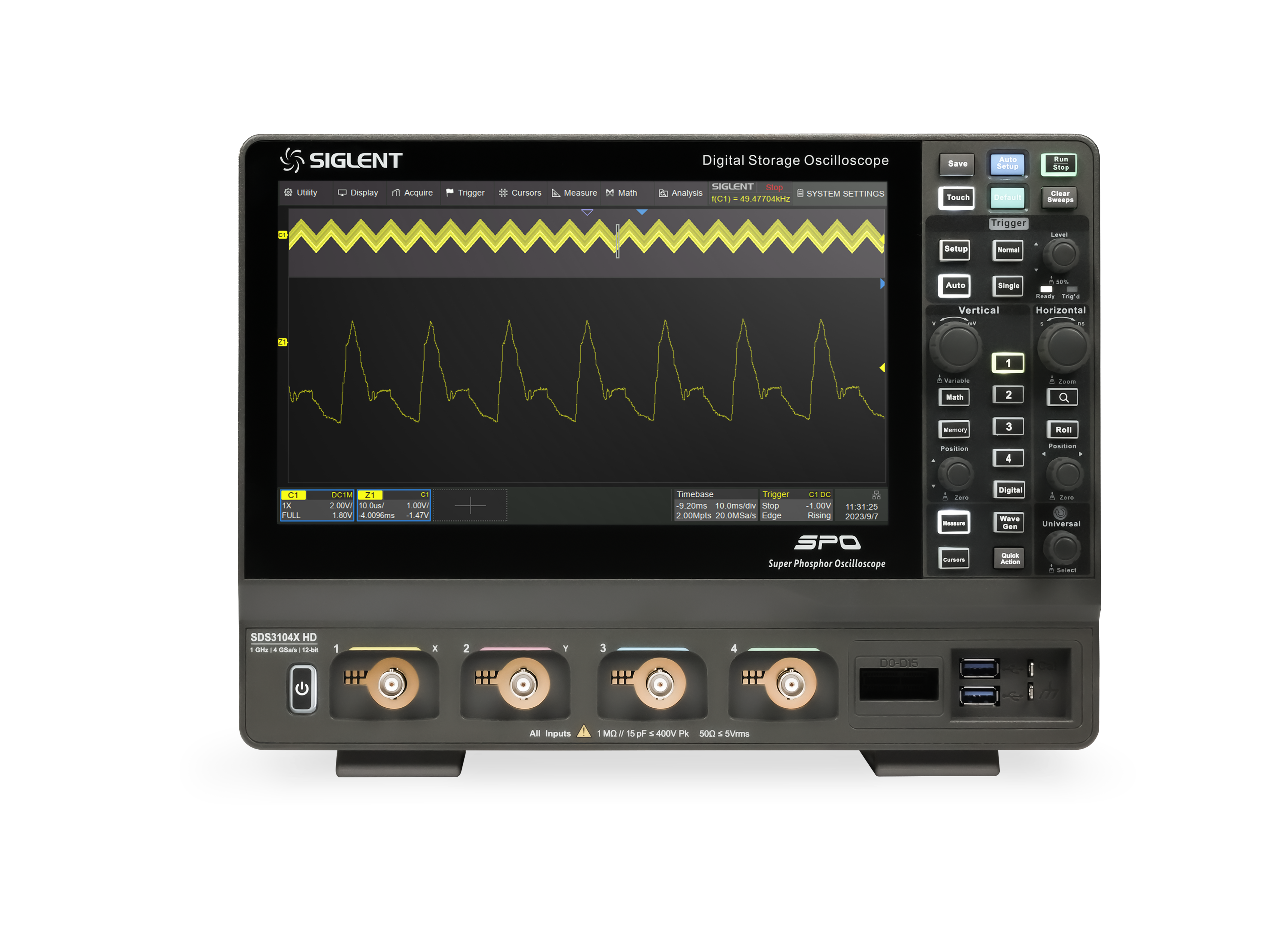 Siglent SDS3104X HD 1 GHz 4 Kanallı 4 GSa/s Osiloskop