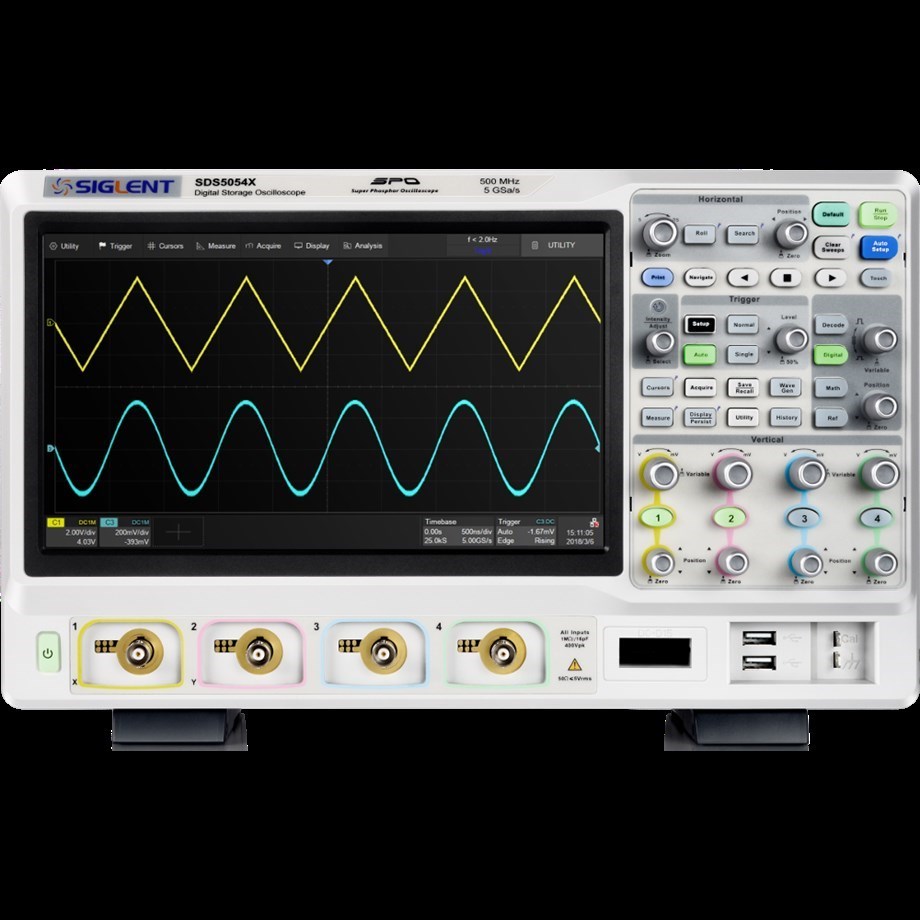 Siglent SDS5104X osiloskop 1GHz 4 kanal