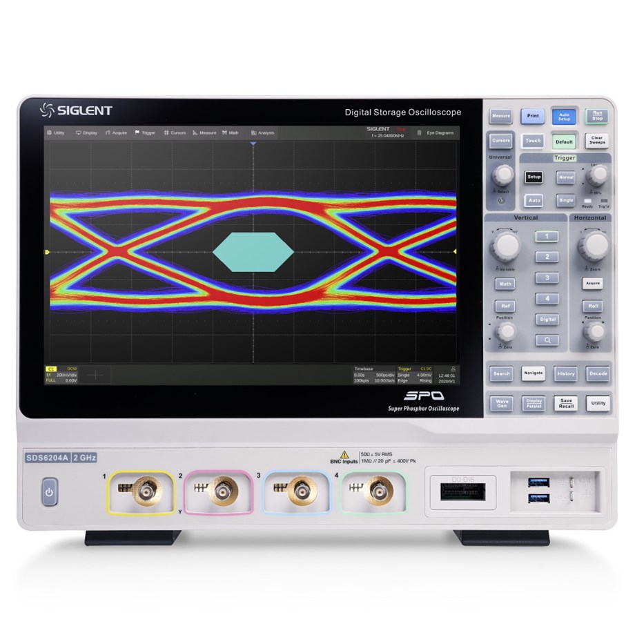 SIGLENT  SDS6054A Osiloskop 500MHz, 4 kanal