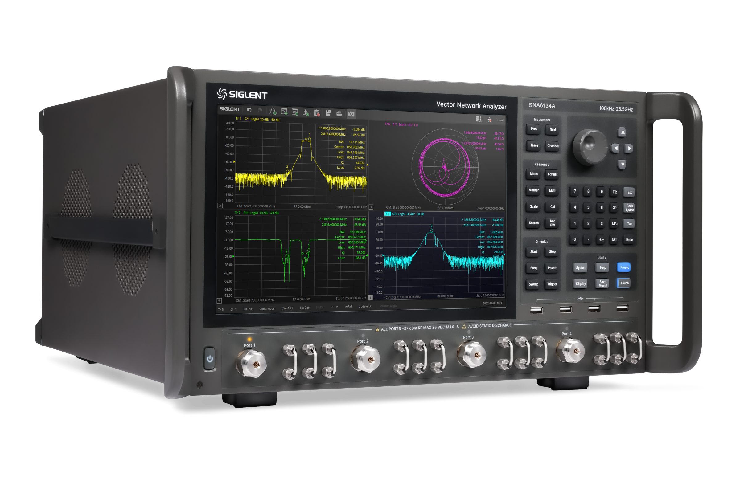 Siglent SNA6132A 100 kHz ile 26,5 GHz 2  port Vektör Network Analizör