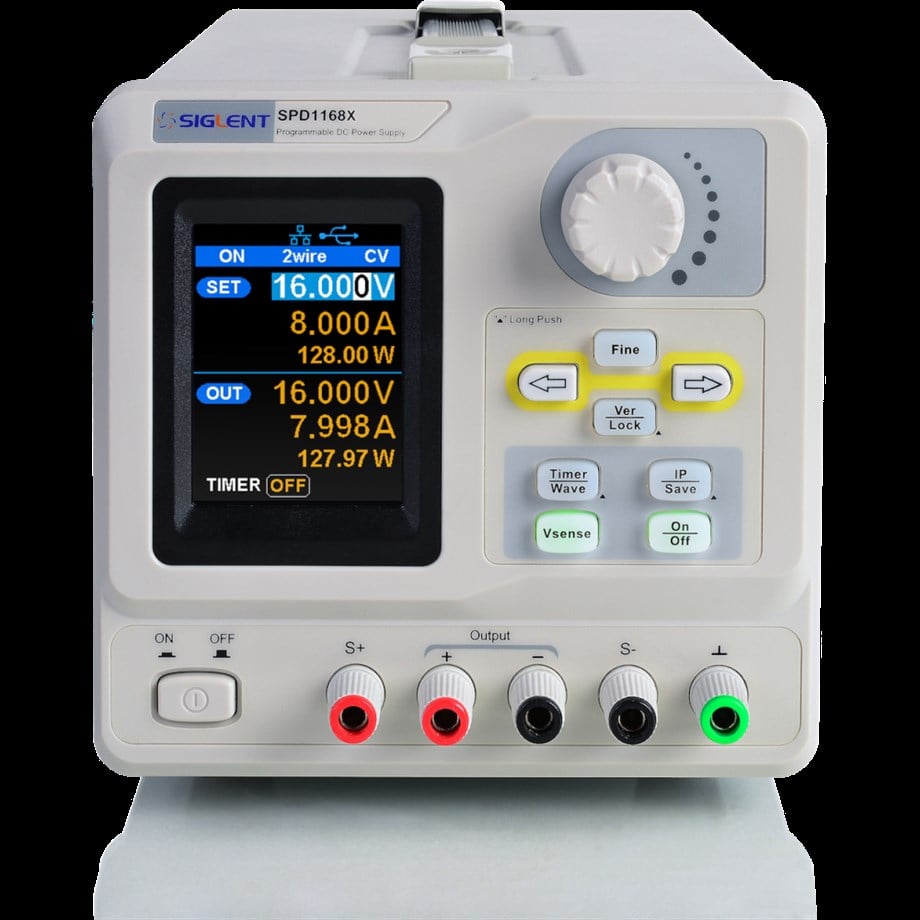 SIGLENT SPD1168X DC Güç Kaynağı 16V, 8A, 128W