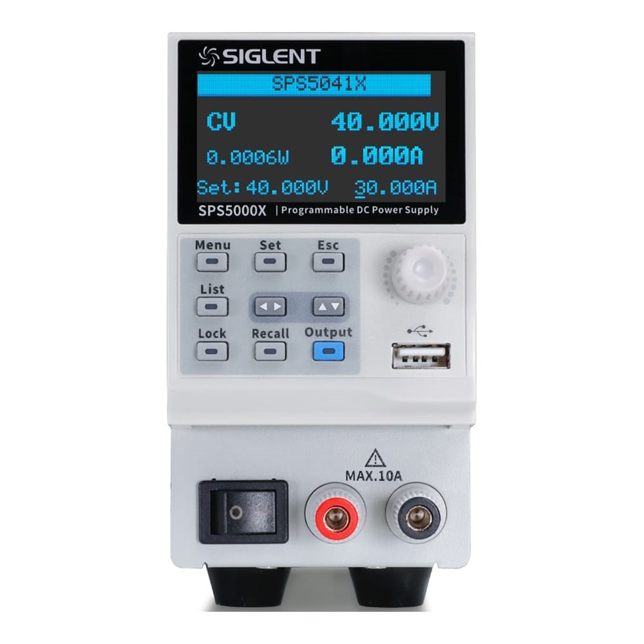 SIGLENT SPS5051X, 50V 10A 180W tek çıkışlı güç kaynağı