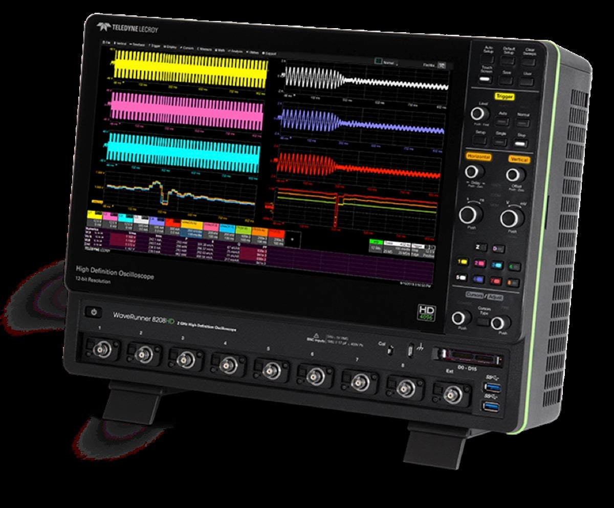 Teledyne LeCroy HDO6104A 1 GHz, 10 GS/s, 4 Ch, 50 Mpts/Ch 12-bit HD Osiloskop