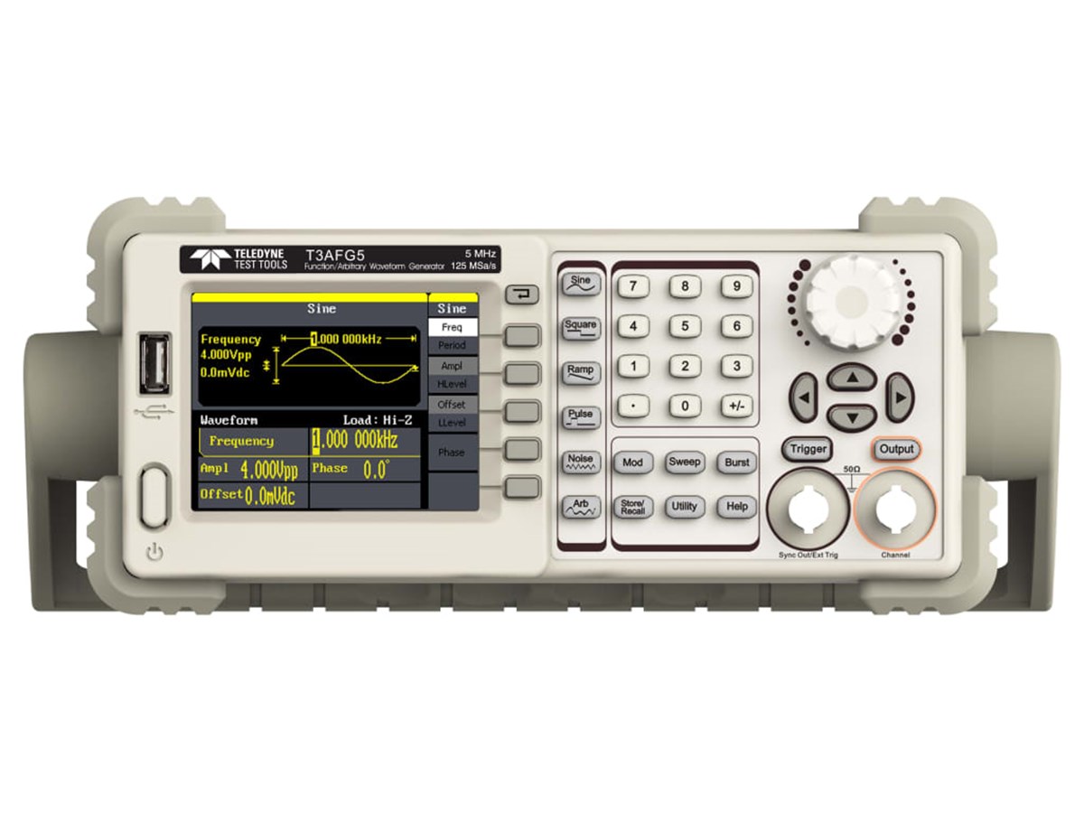 Teledyne Test Tools T3AFG5 / 5 MHz 1 Kanal 14bit Arbitrary Fonksiyon Sinyal Jeneratörü