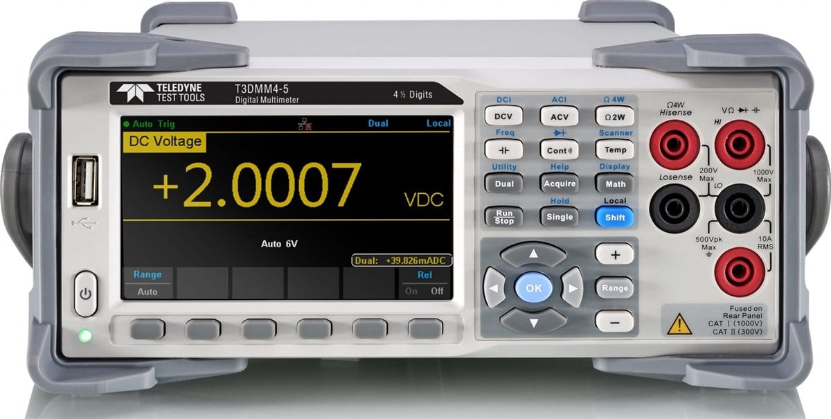 Teledyne Test Tools T3DMM4-5 / 4.5 Basamak TRMS Masa Tipi Multimetre