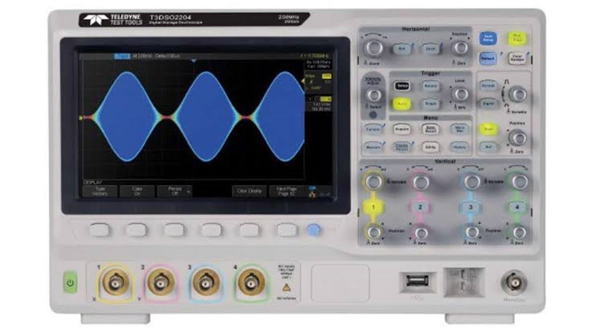 Teledyne Test Tools T3DSO2204 200MHz 4 Kanal Dijital Osiloskop