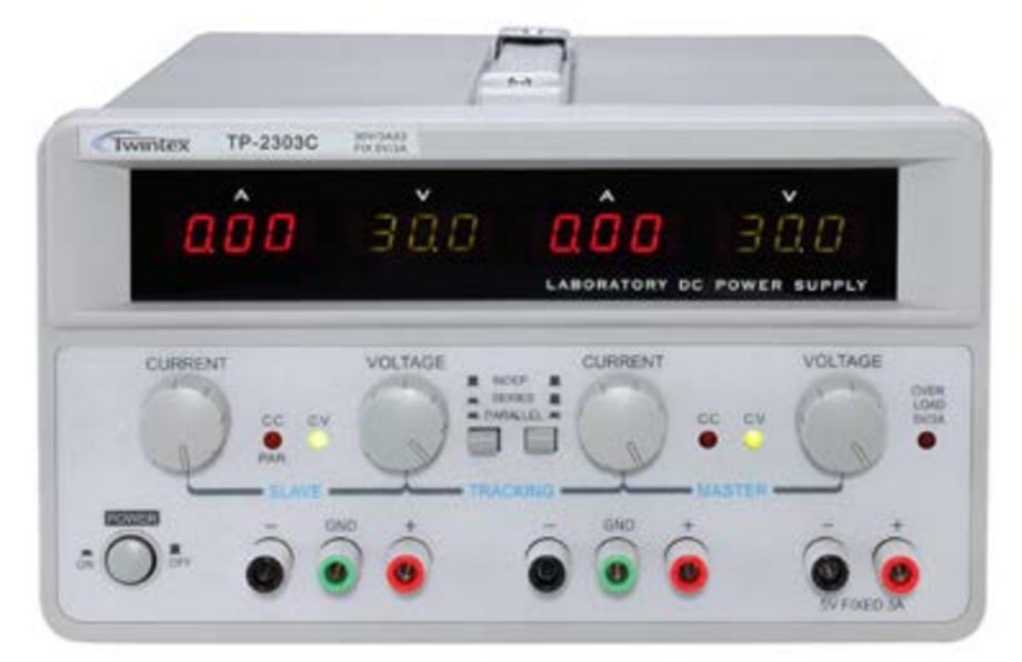 TWINTEX TP-2305C  30V 5A Çift çıkışlı Ayarlanabilir DC Güç Kaynağı