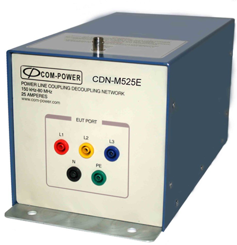 Com-Power Beş İletkenli Güç Hattı 25 Amp CDN CDN-M525E 150 kHz -230 MHz