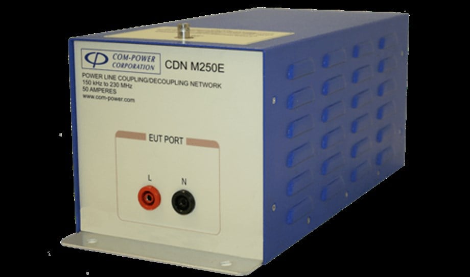 Com-Power İki İletken için 50 Amp Powerline CDN (Coupling Decoupling Network) CDN-M250E 150 kHz- 230 MHz