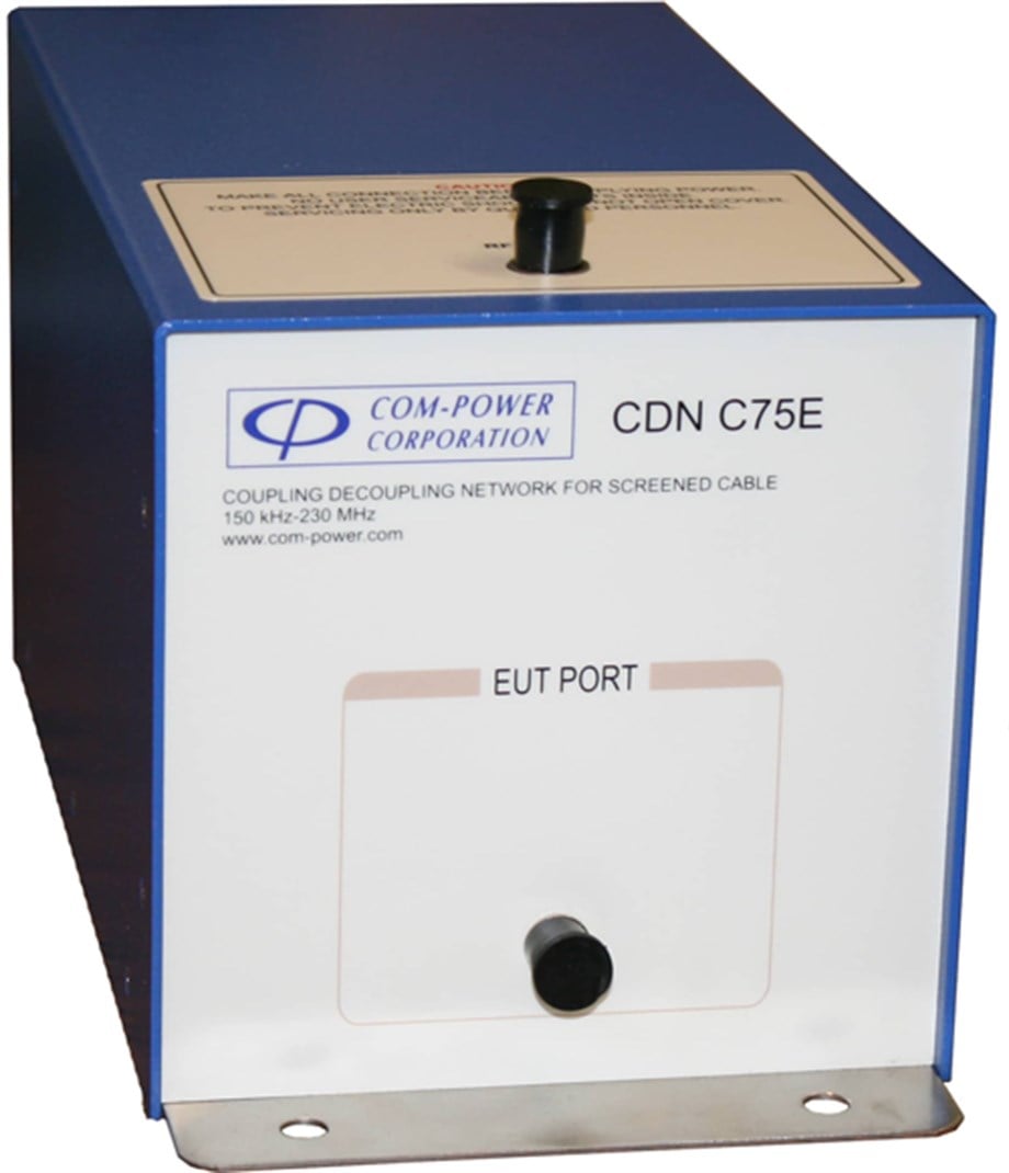 Com-Power Kuplaj 75 Ohm Koaksiyel Kablo için Dekuplaj Ağı ISN / CDN-C75E 150 kHz -230 MHz